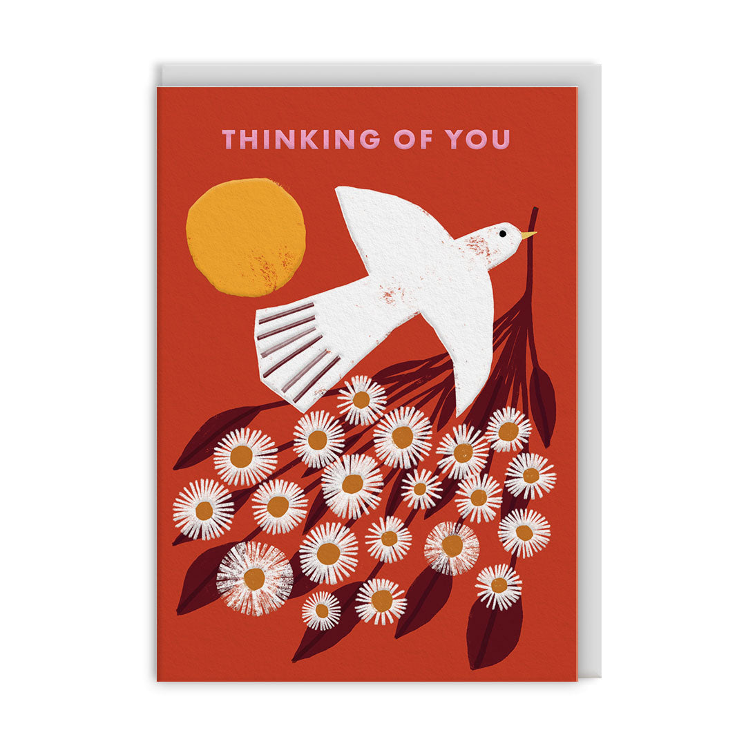 Thinking of You Flowers Greeting Card