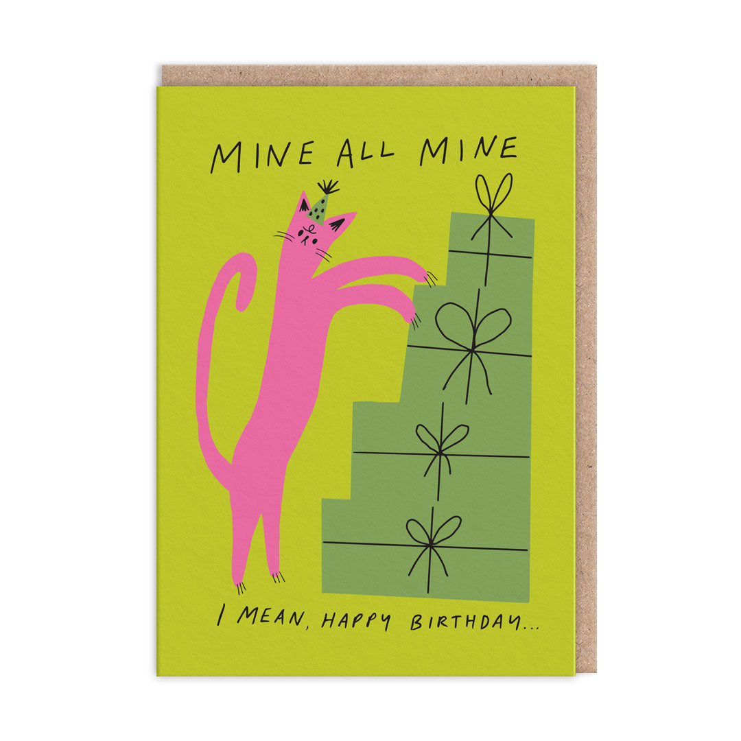 Mine All Mine Birthday Card