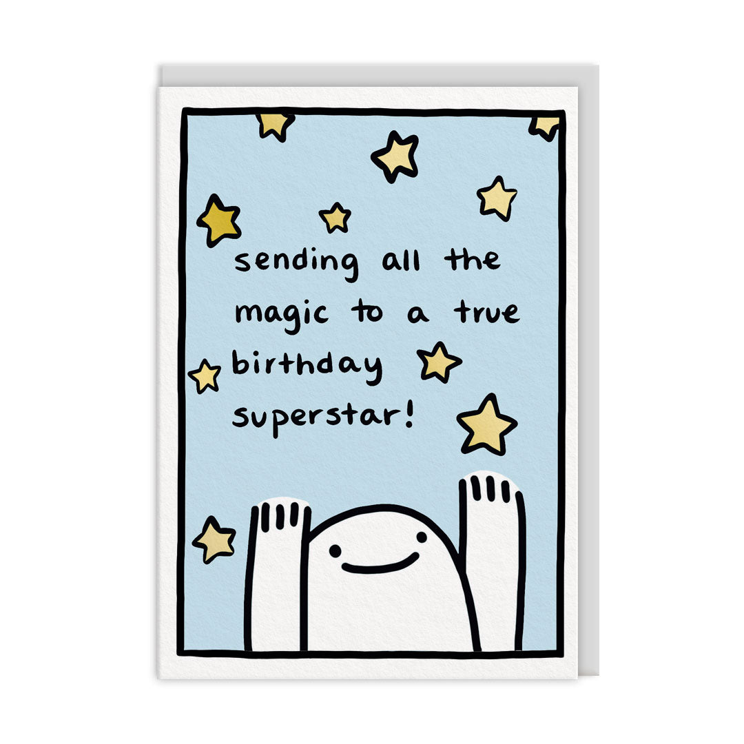 Bithday Superstar Greeting Card