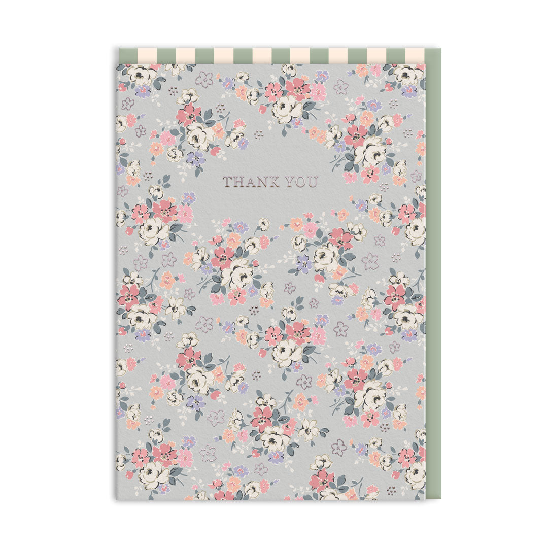 Thank You Clifton Rose Greeting Cards (Pack of 6)