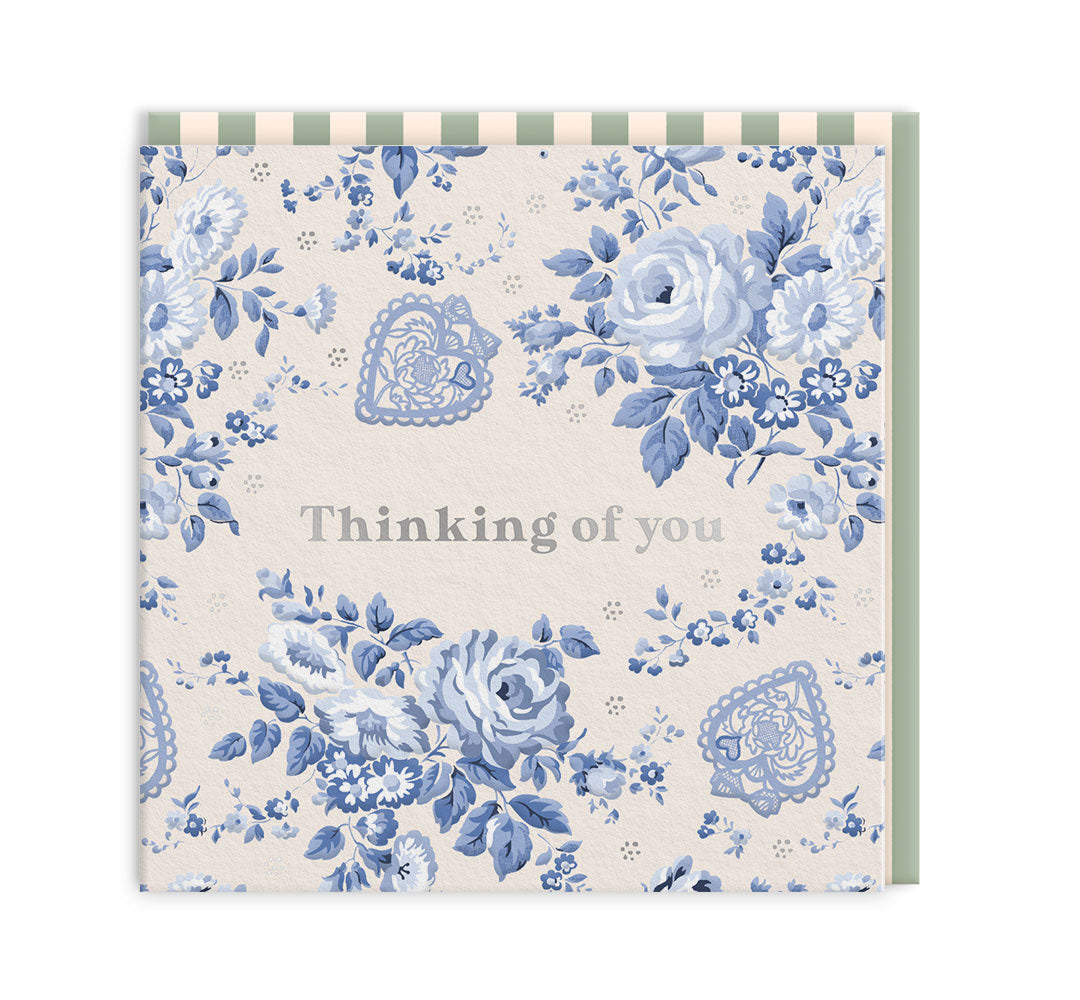 Thinking Of You Mini Square Greeting Card