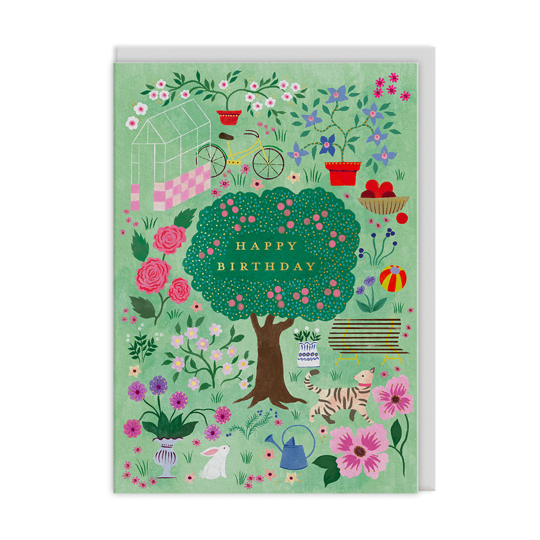 Cottage Garden Greeting Card