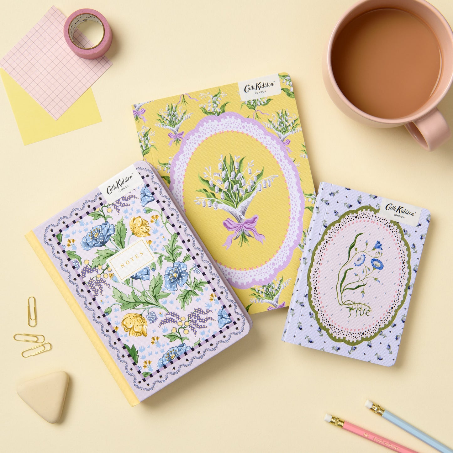 Rose Flutter Vignette A6 Premium Paperback Notebook