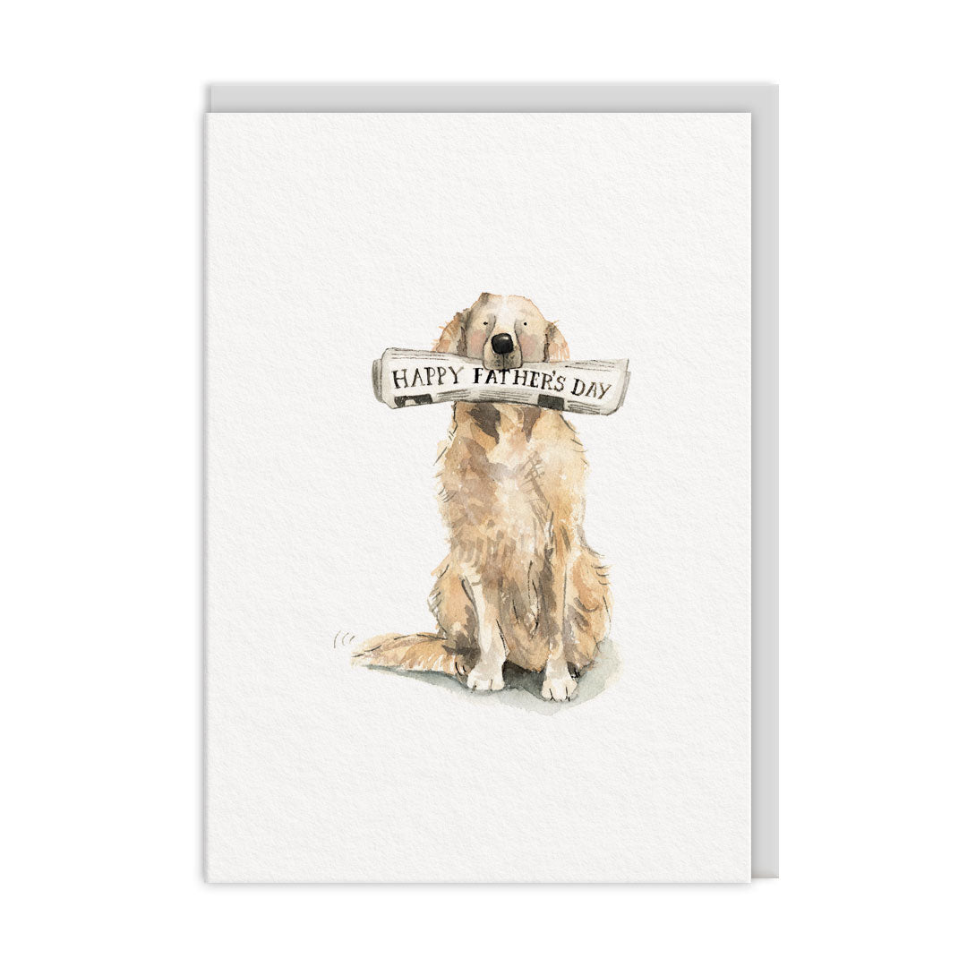 Happy Father's Day Dog Greeting Card