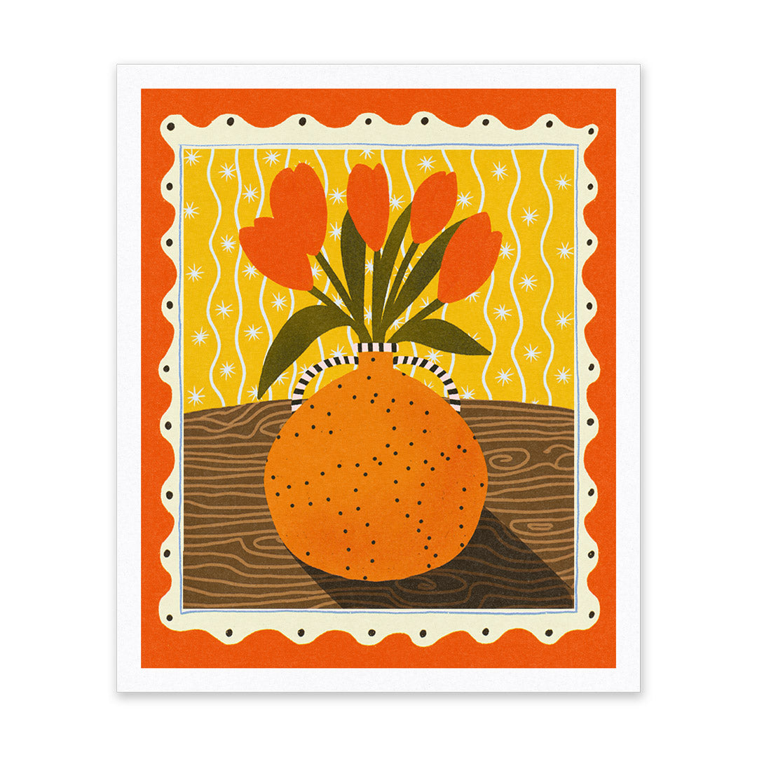 Tulips Riso Print (10x12)