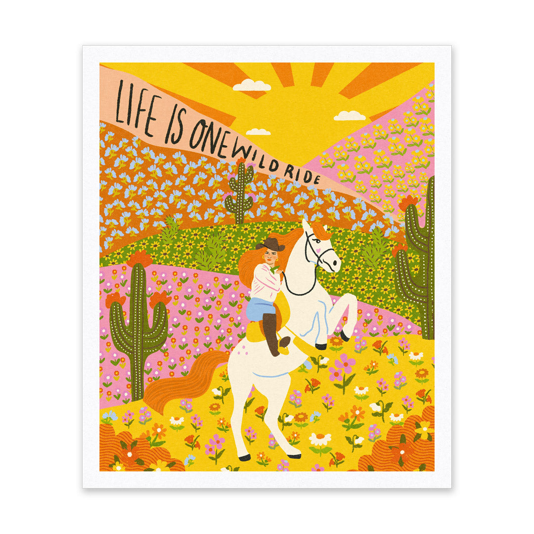 Wild Ride Riso Print (10x12)