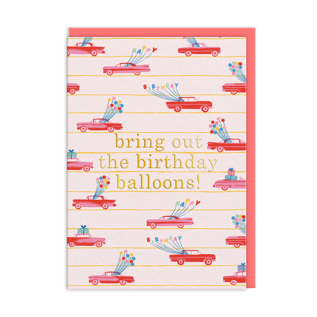 Birthday Cadillac Greeting Card