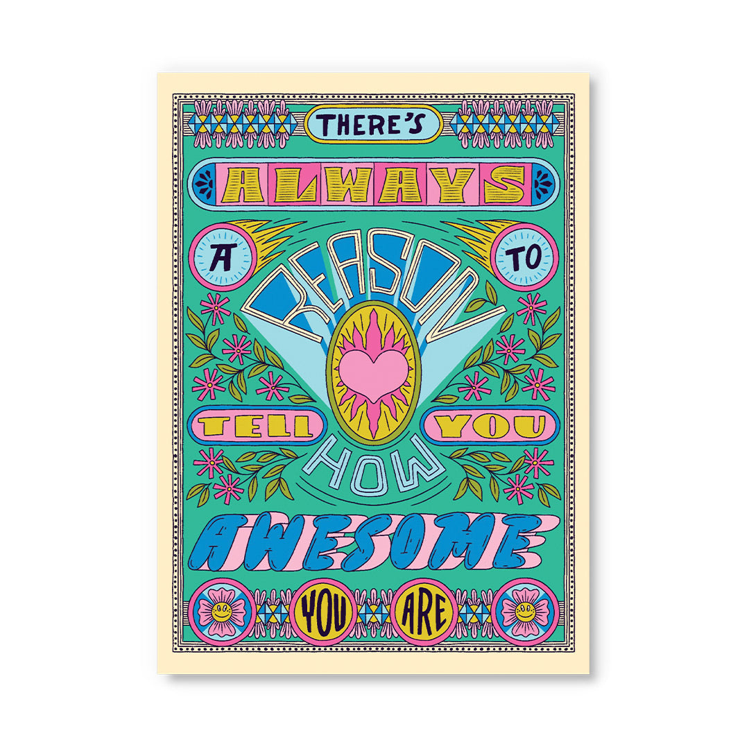 Always a Reason Postcard