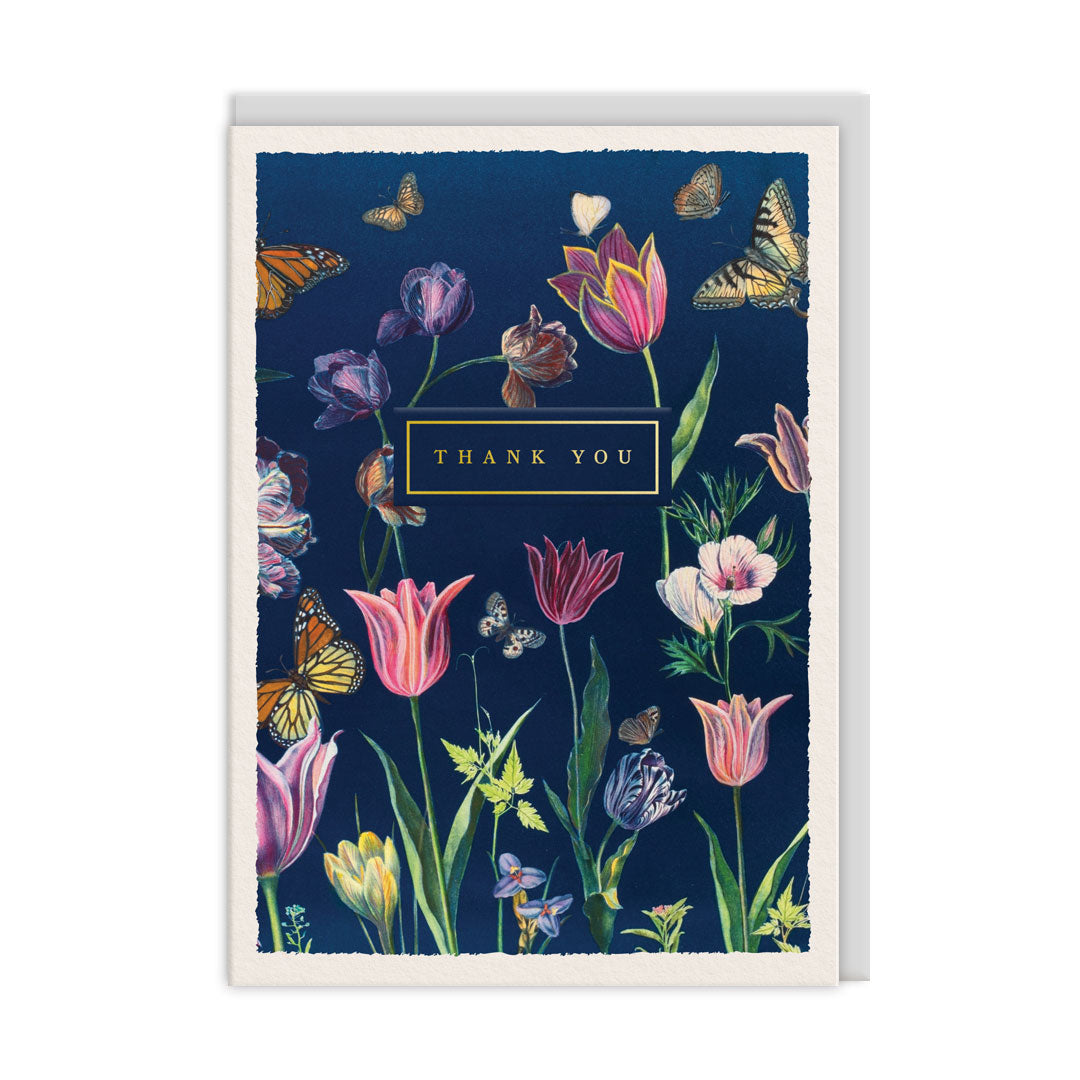 Thank You Botanical Greeting Card