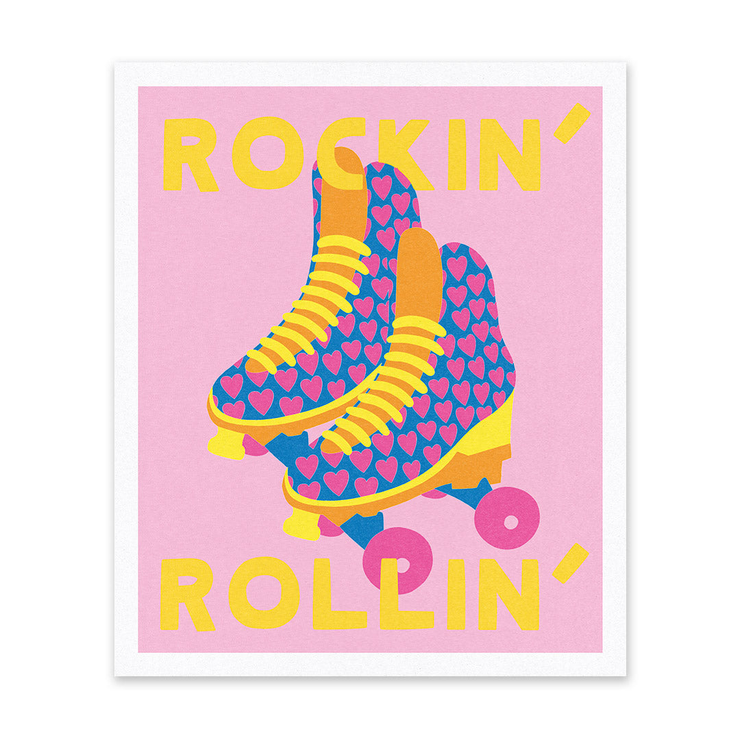 Rockin' Rollin' Riso Print (12x10)