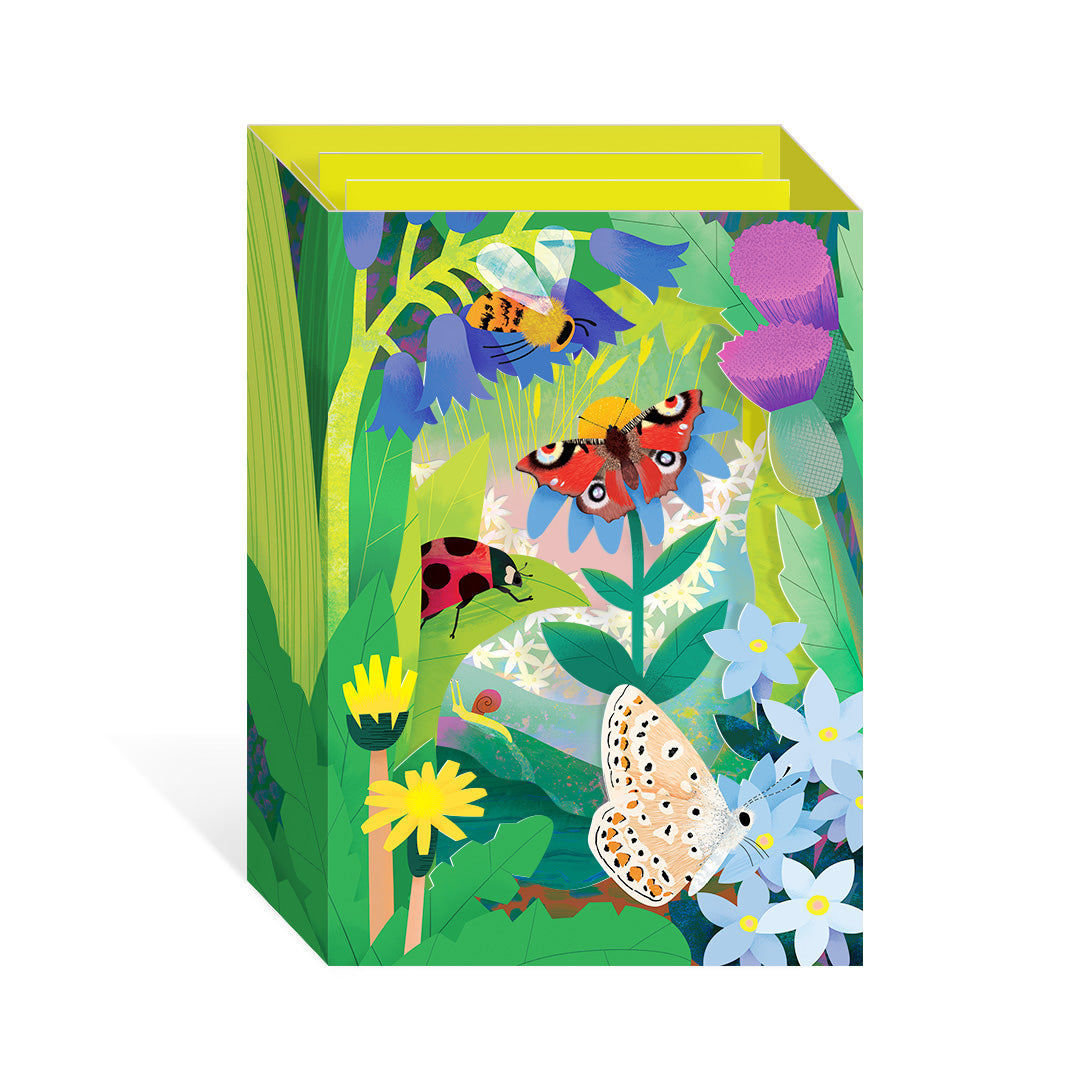 UK Insects Pop Up Greeting Card