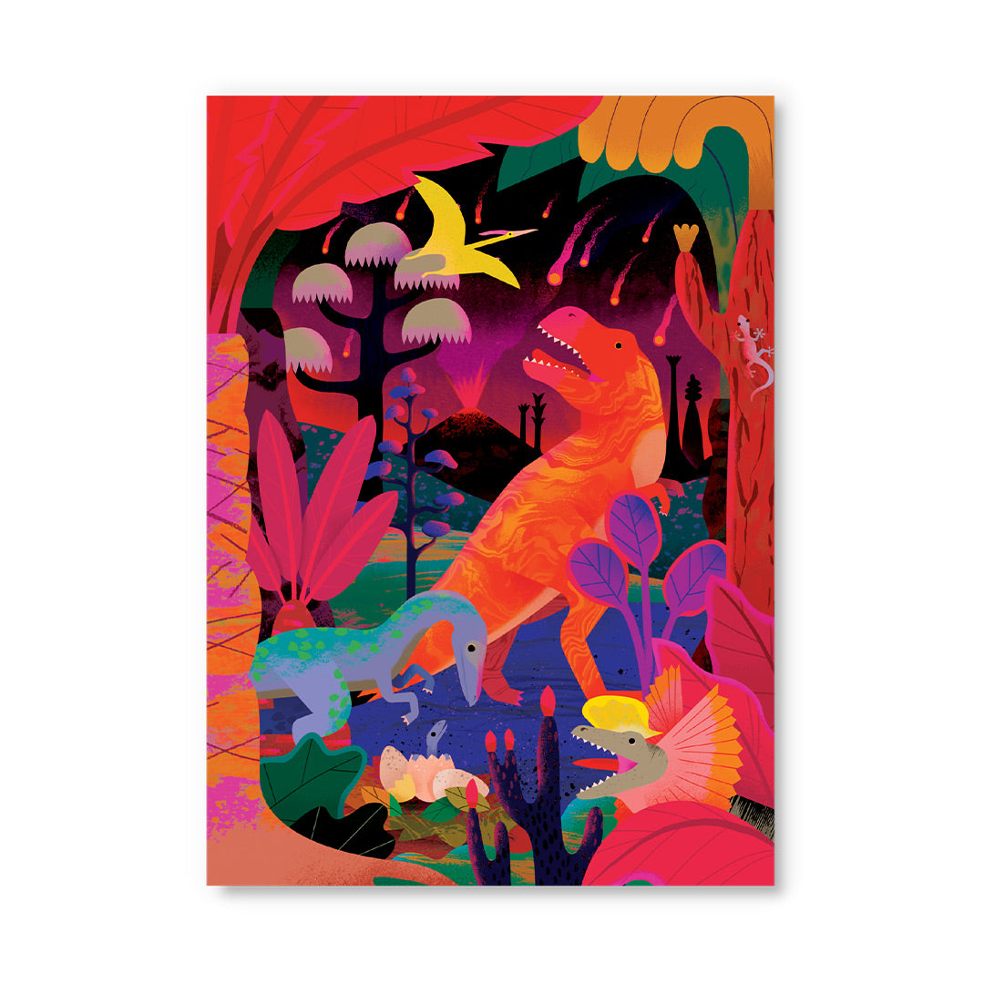 Prehistoric Carnivores Postcard