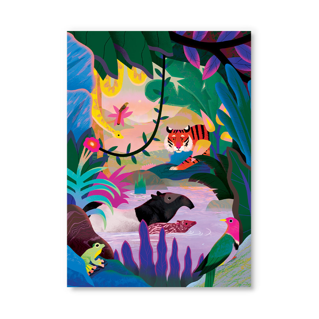 Animals of the Sumatran Jungle Postcard