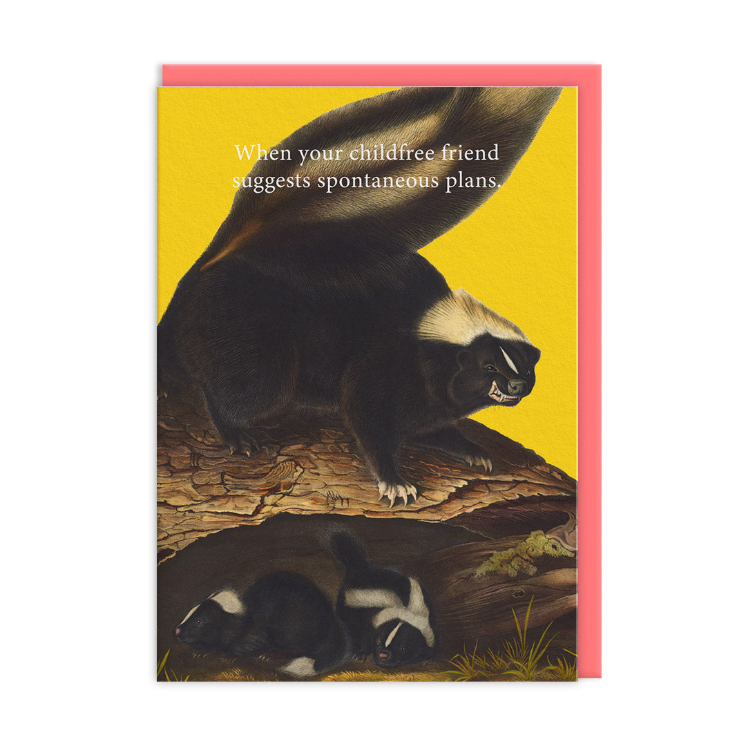 Childfree Friend Greeting Card