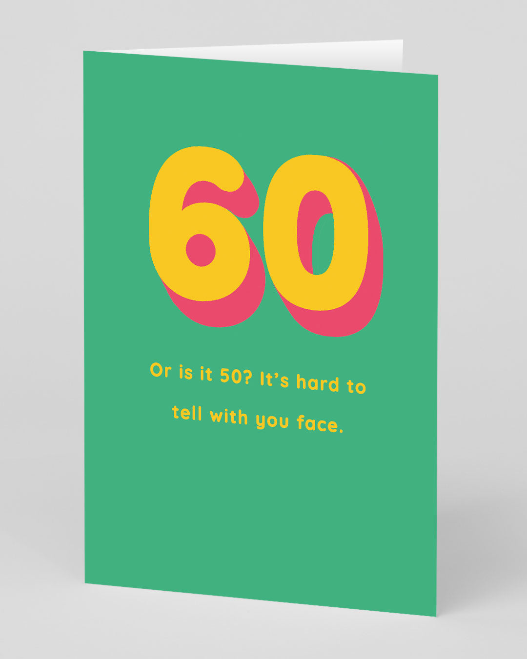 Personalised 60th Birthday Card
