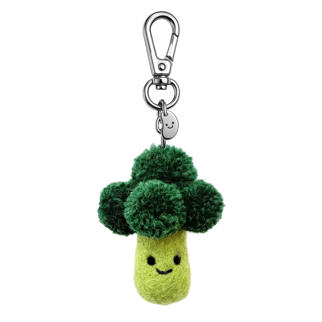 Baxter The Broccol Felt Keychain