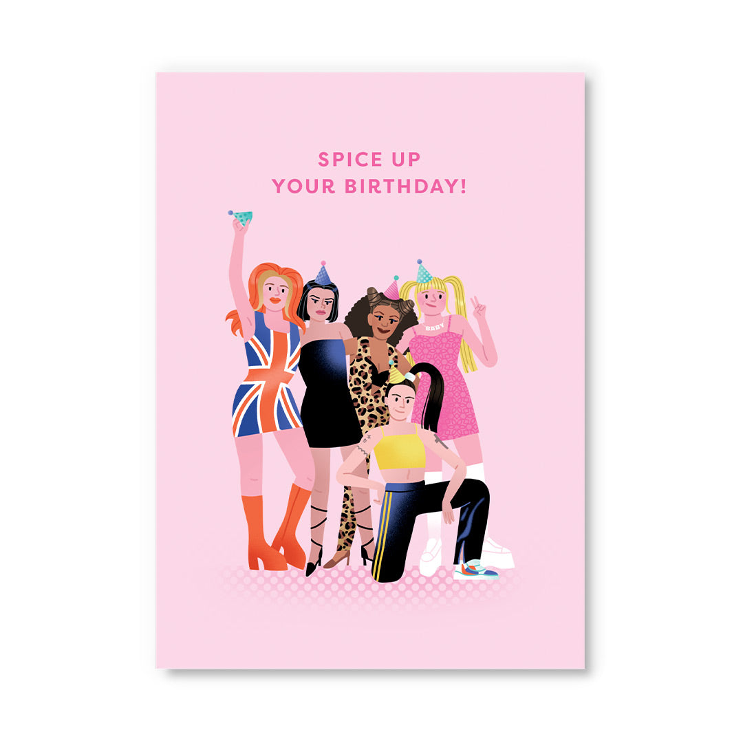Spice Girls Postcard