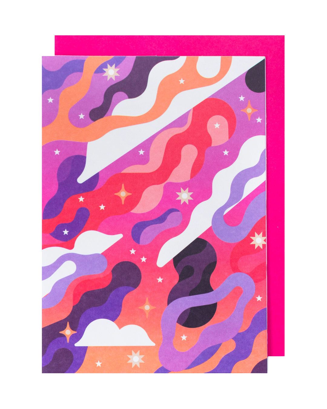 Summer Dusk Sky Greeting Card