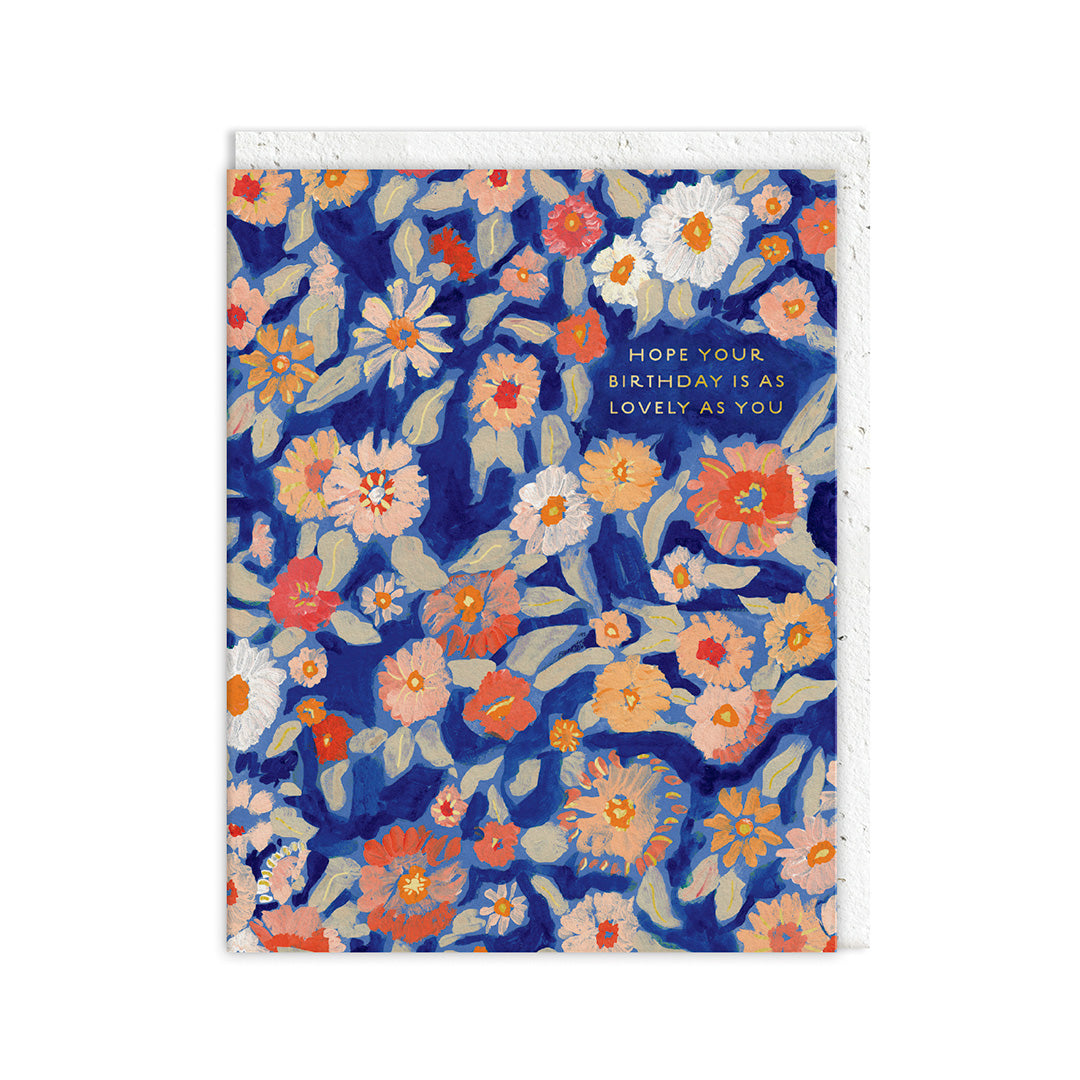 Lovely as You Blooms Greeting Card