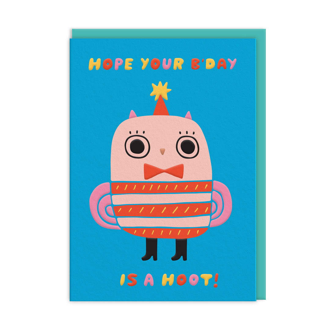 Birthday Owl Greeting Card
