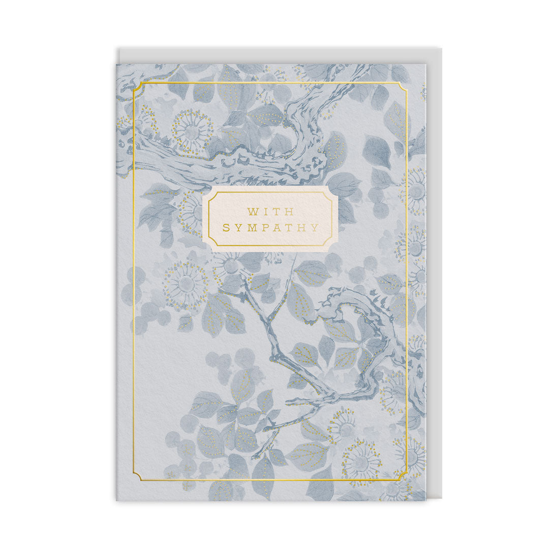 With Sympathy Blossom Tree Greeting Card