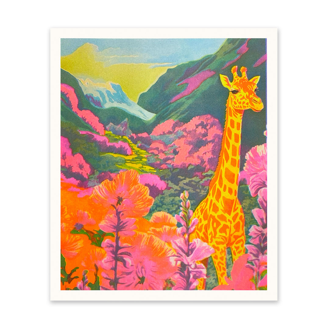 Giraffe Art Print