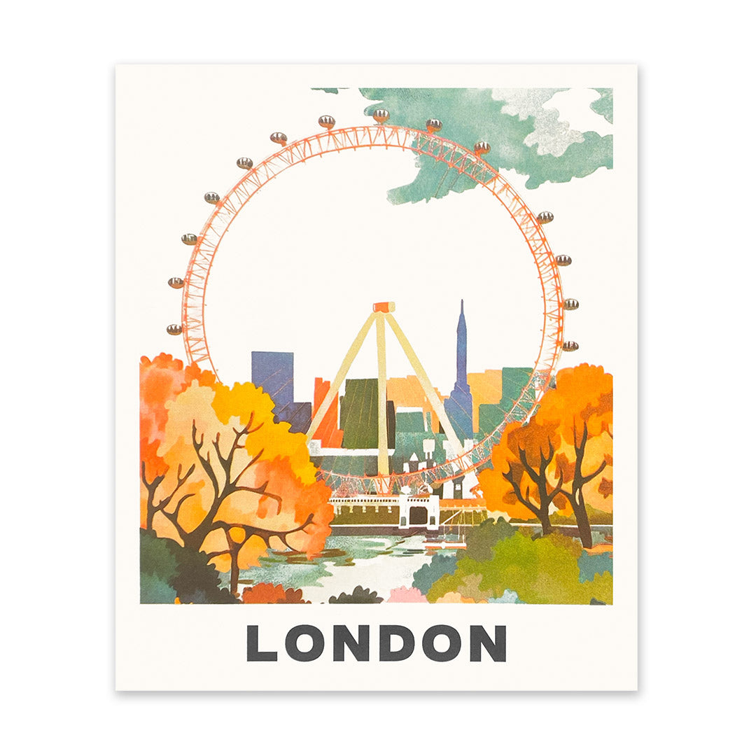 London Eye Riso Print (12x10)