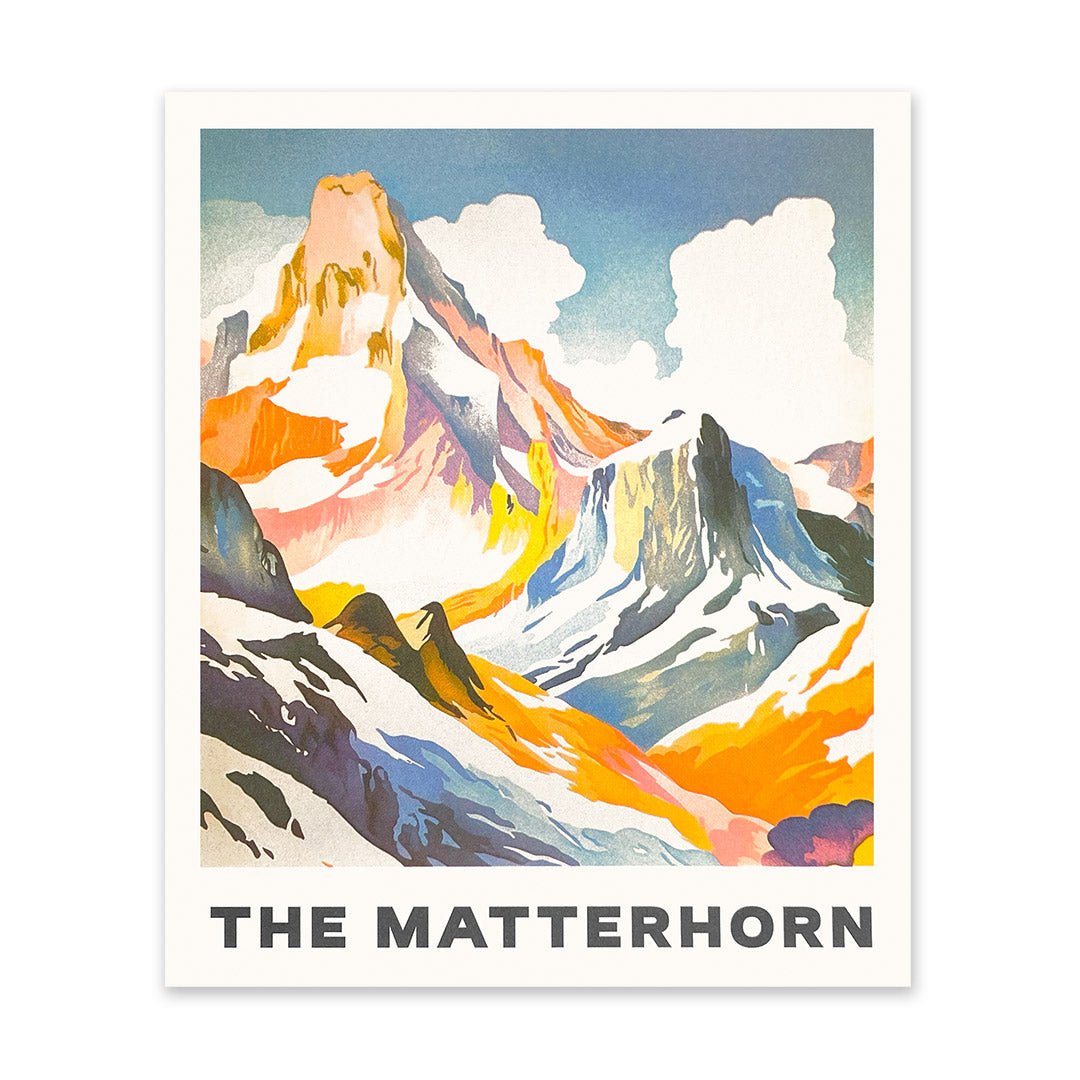 The Matterhorn Riso Print (12x10)