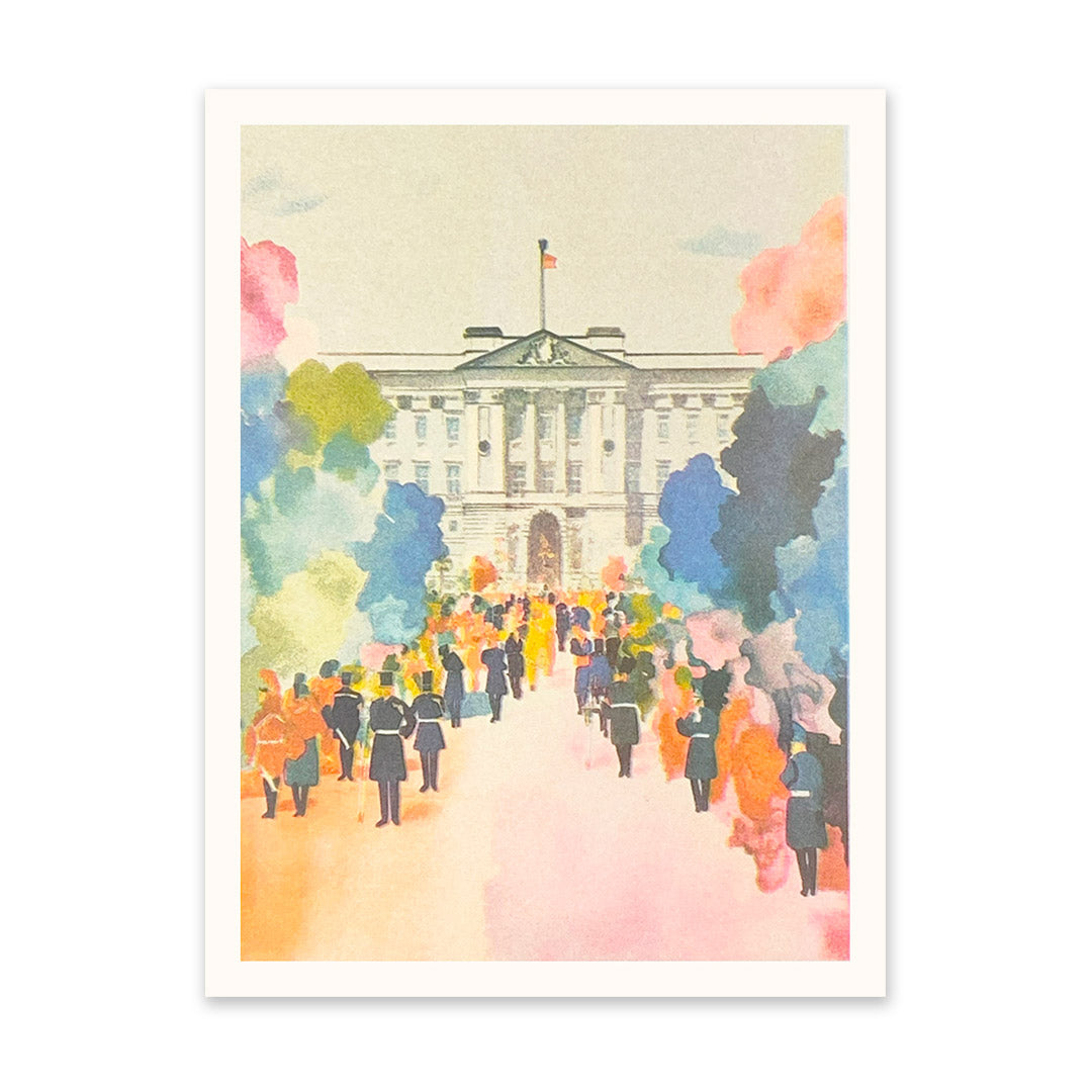 Buckingham Palace Riso Print (8x6)