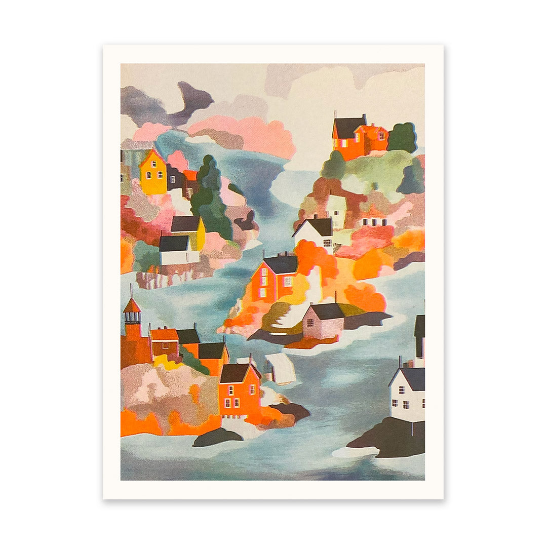 Norway 1 Riso Print (8x6)