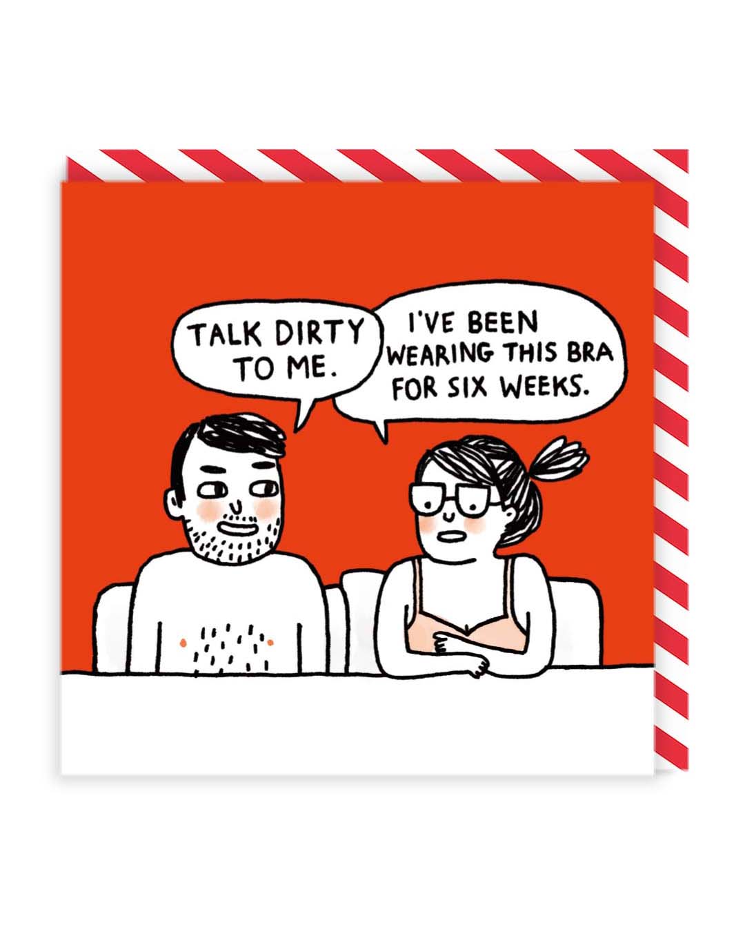 Talk Dirty To Me Greeting Card