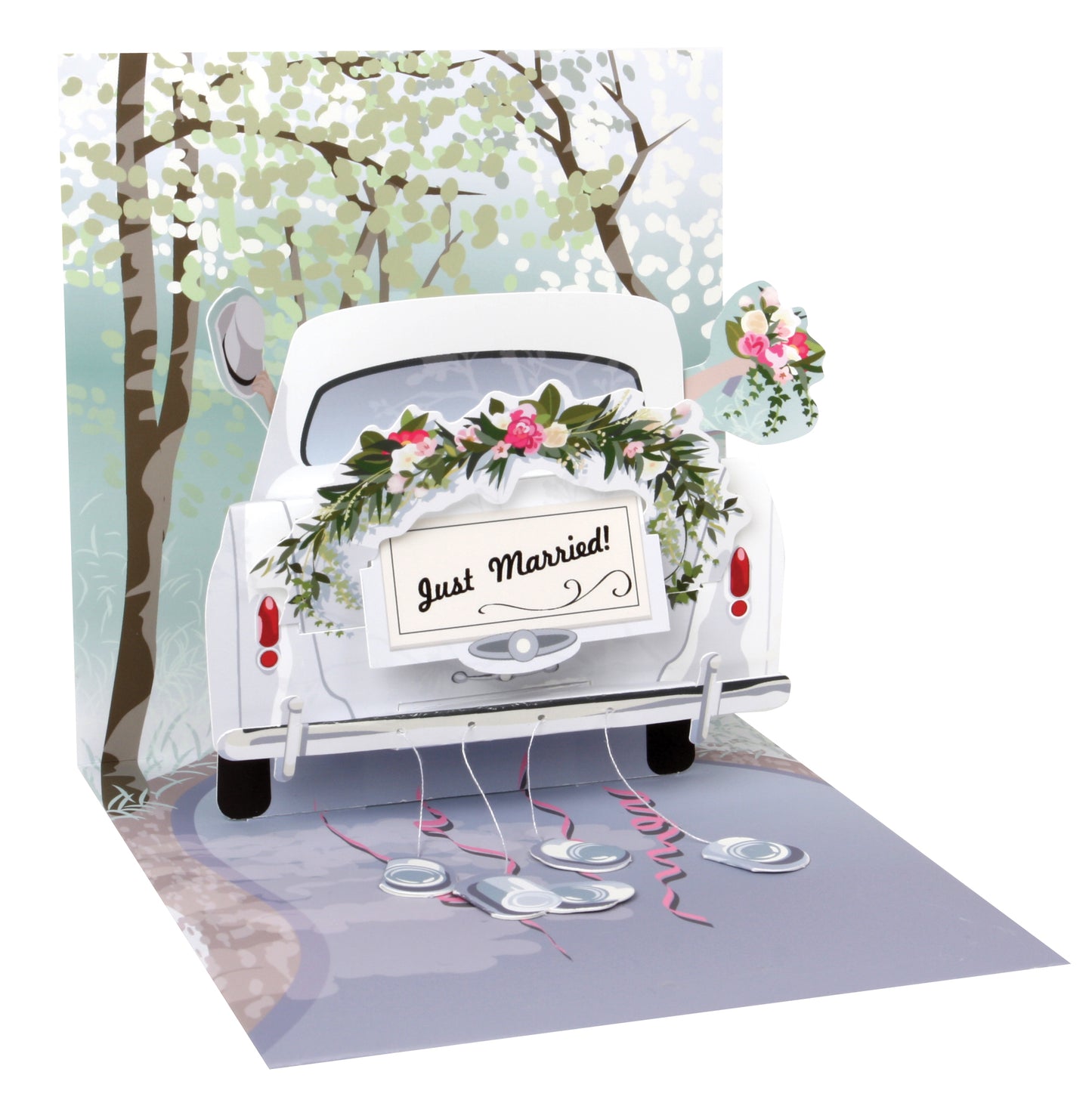 Wedding Car Treasures: Pop-up Greeting Card