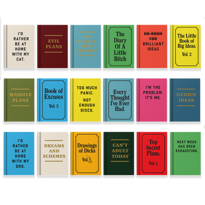 Massive Plans A7 Fabric Hardback Notebook