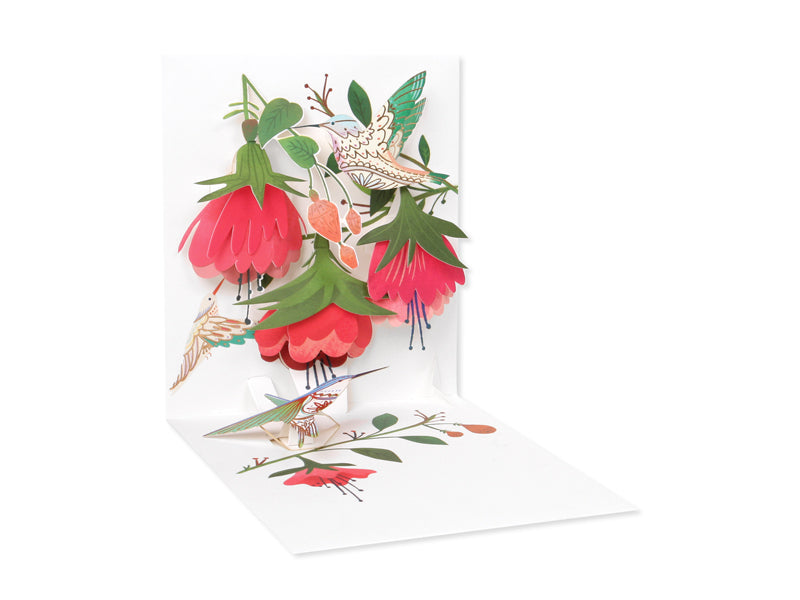 Hummingbird Birthday 3D Pop Up Greeting Card