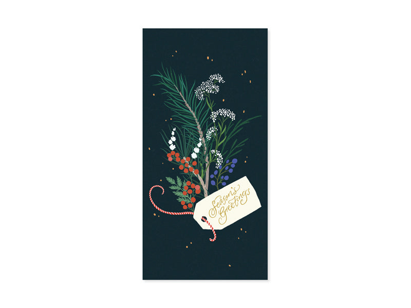 Winter Foliage 3D Layered Greeting Card