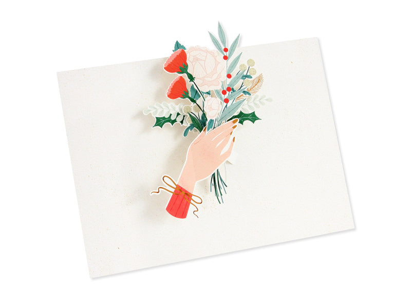 Offering Hand 3D Pop Up Greeting Card