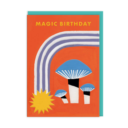 Magic Mushrooms Birthday Card