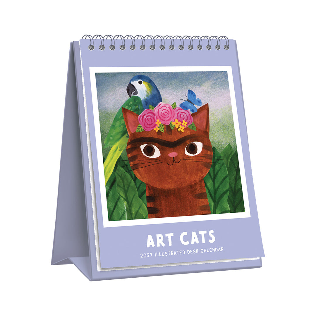 Art Cats Desk Calendar