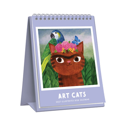 Art Cats Desk Calendar