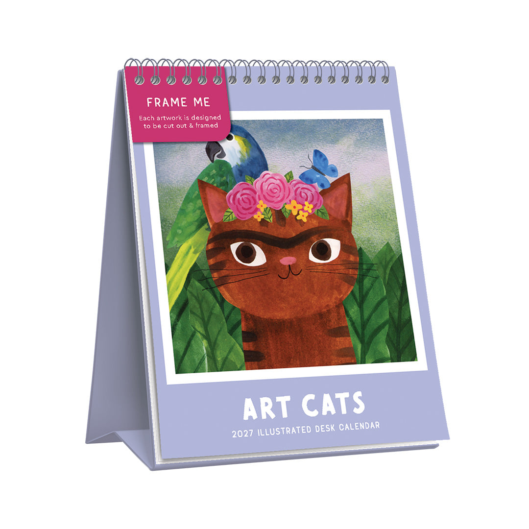Art Cats Desk Calendar