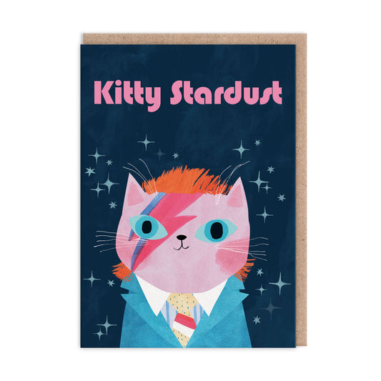 Kitty Stardust Greeting Card