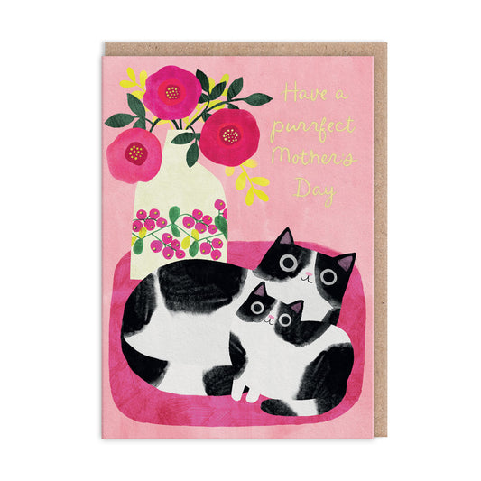 Happy Mothers Day Cats Greeting Card