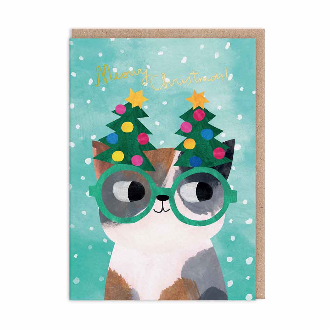 Pack of 9 Christmas Cards - Cats In Hats