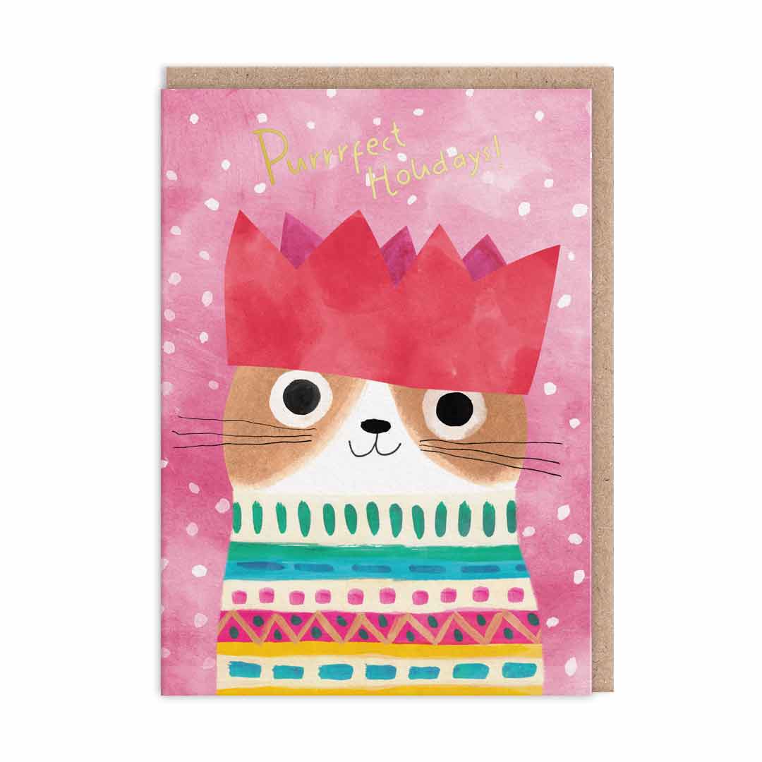 Pack of 9 Christmas Cards - Cats In Hats