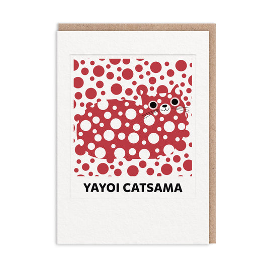 Yayoi Catsama Greeting Card (7x5)