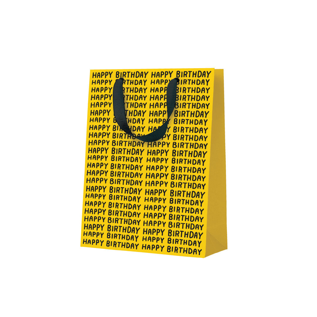 Happy Birthday Repeat Small Gift Bag