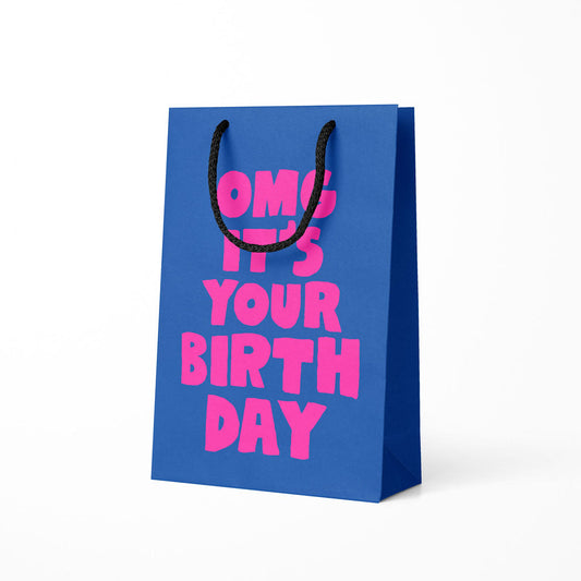 OMG It's Your Birthday Small Gift Bag