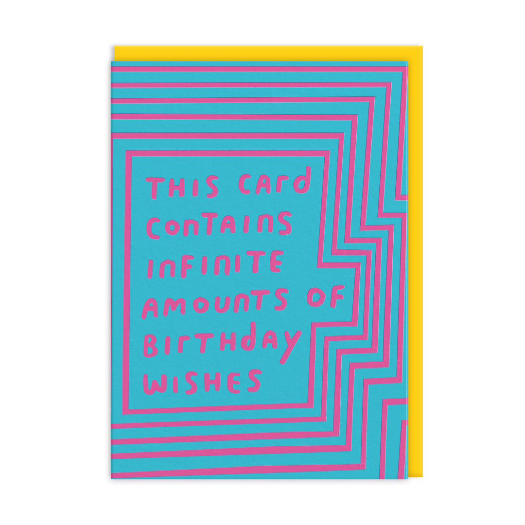 Infinite Birthday Wishes Greeting Card