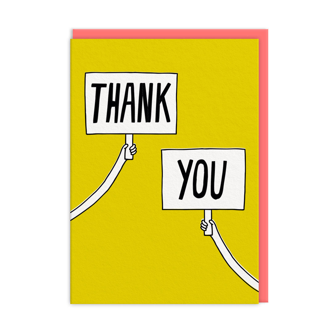 Thank You Signs Greeting Card
