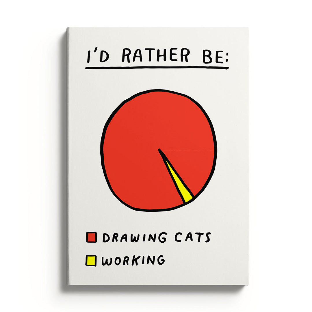 I'd Rather Be Drawing Cats Notebook